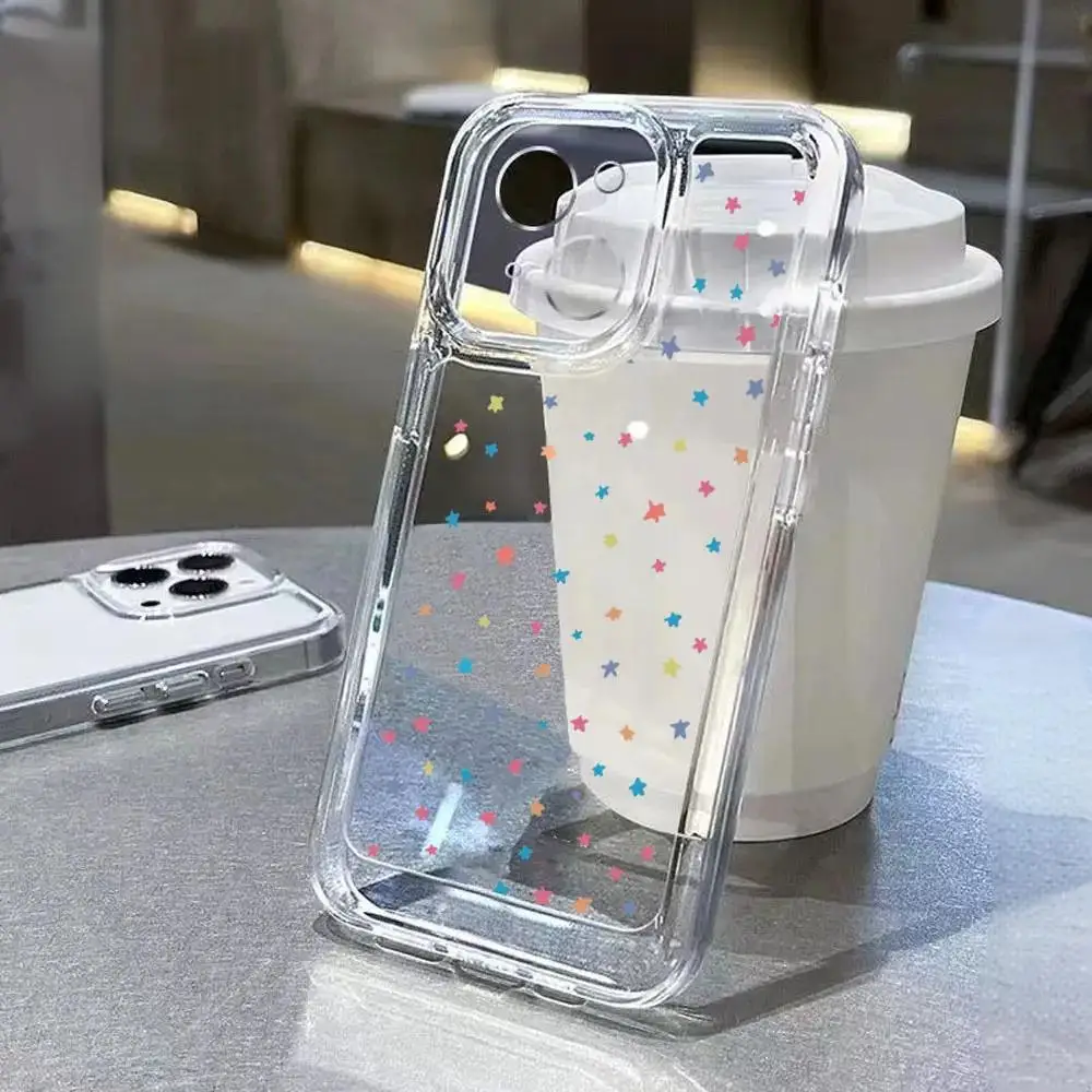 Vibrant Polka Dot Heart Phone Case - Air Soft Cover Shell