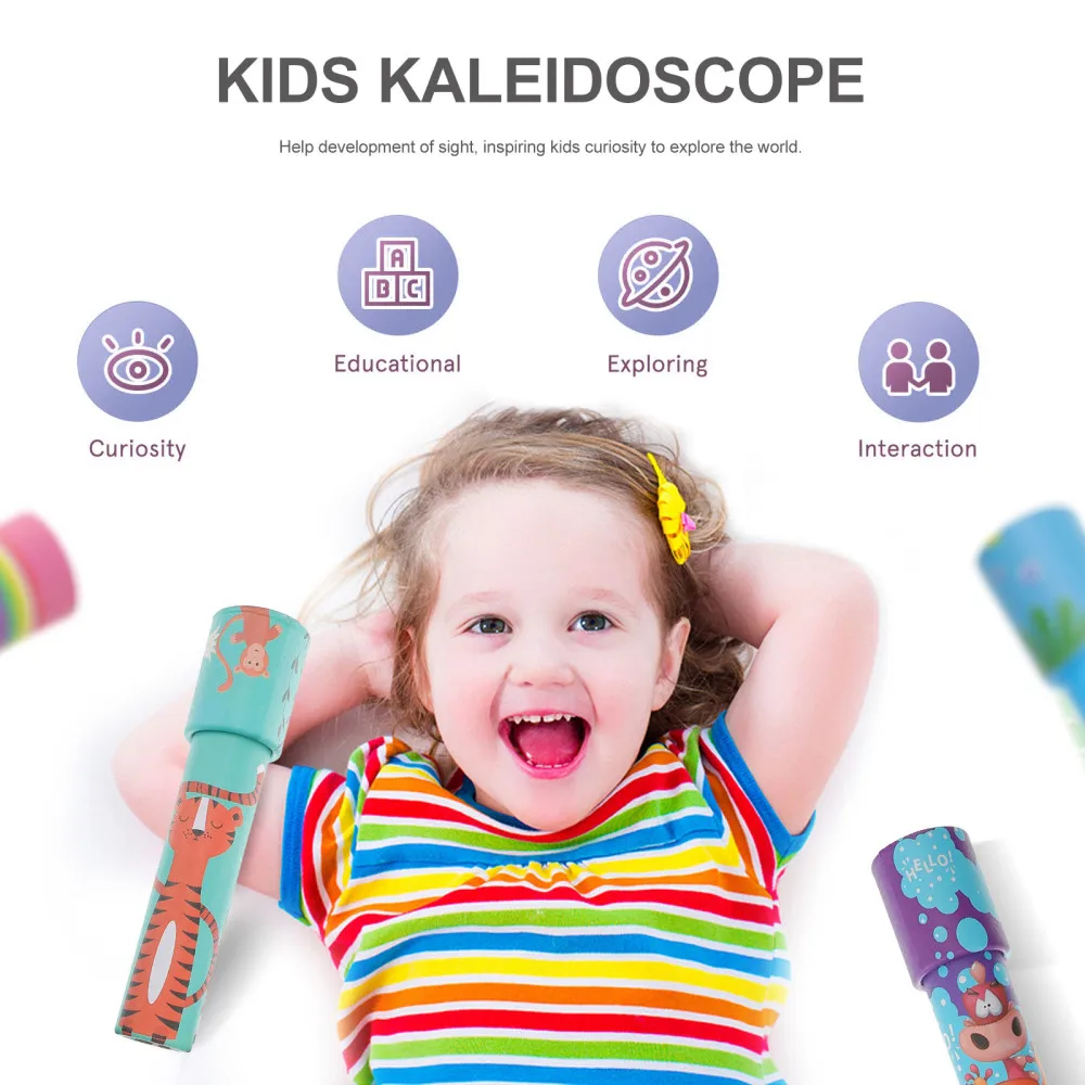 Kaleidoscope Toy New Kaleidoscope Classic Nostalgic Child Science Experiment Toys Parent-child Interactive Educational Toys Magical Change Gifts