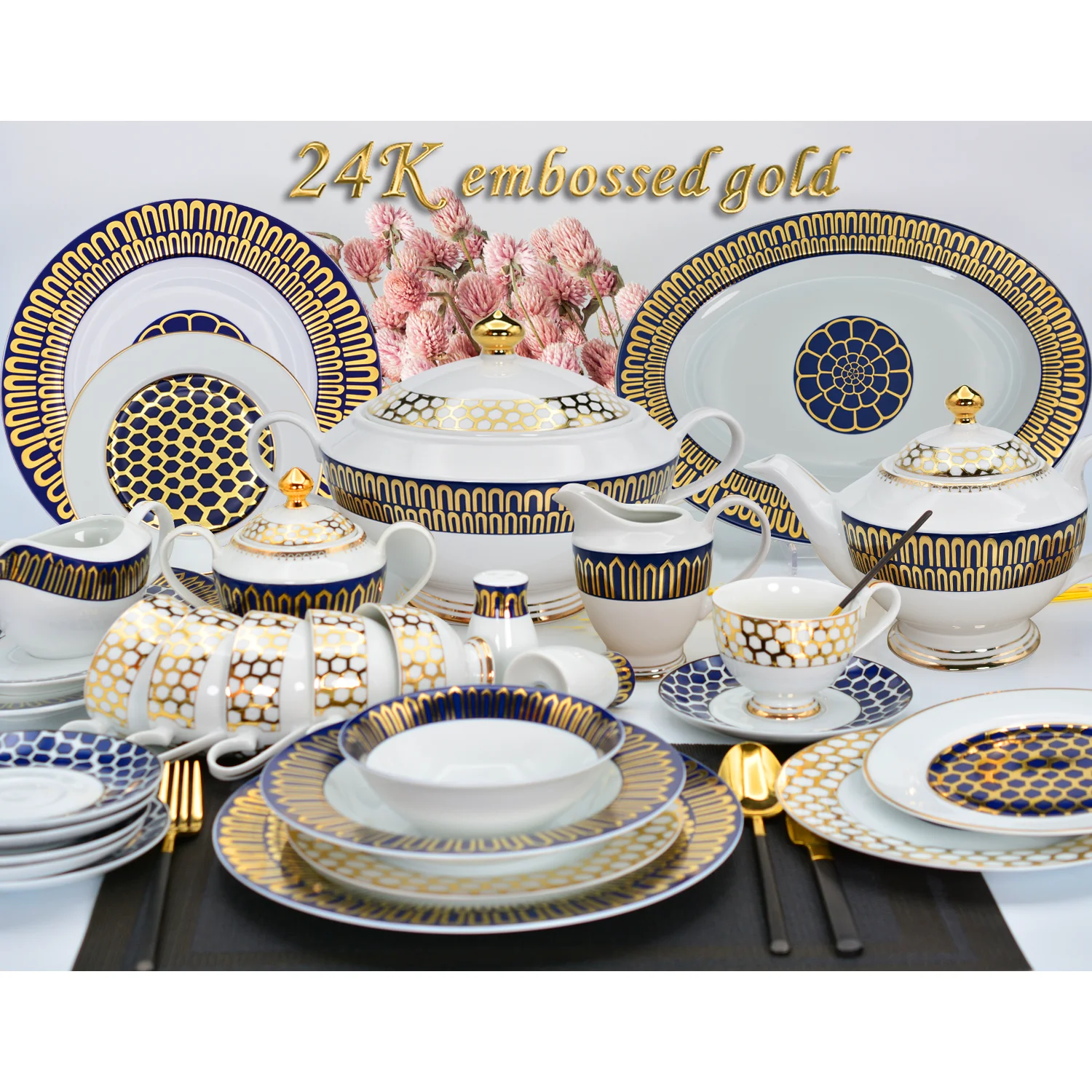 Luxury Modern Dinner Service 12 Seater Luxury Dinner Plates Modern