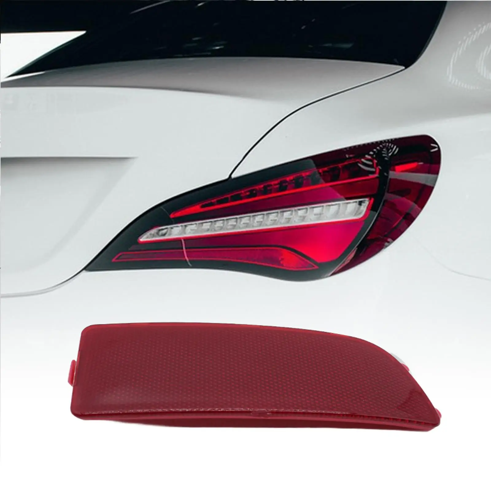 Rear Bumper Reflector Cover Reflective Strip Car A906-826-0040 Passenger Side