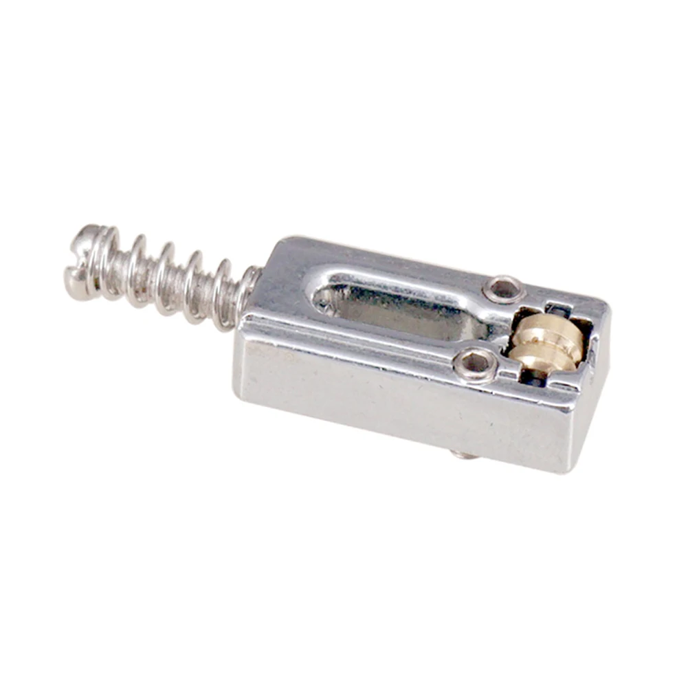 6Pcs Elektrische Gitarre Roller Brücke Tremolo Sättel Für Strat TL Zink-legierung Elektrische Gitarre Ersatz Brücke Sattel Set – Detail 9