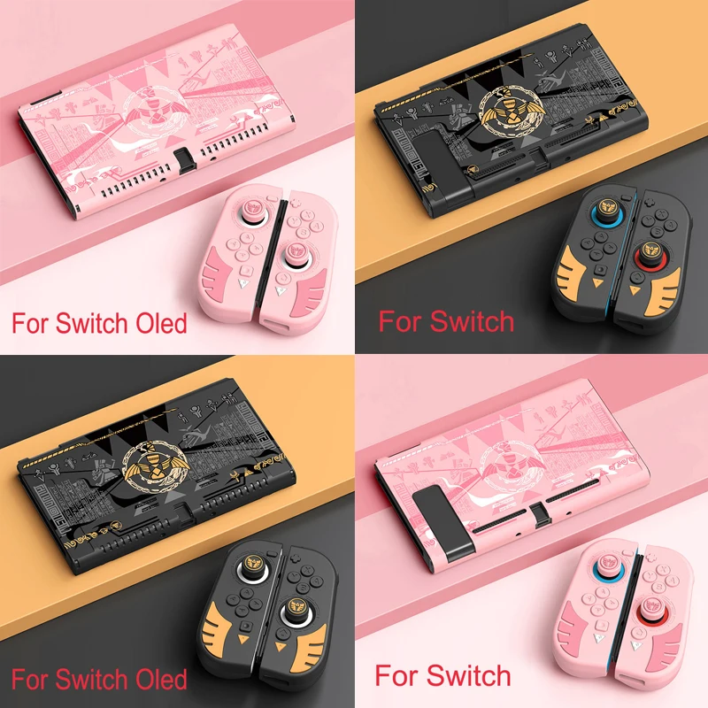 Custodia In Silicone Thumb Stick Cap Protector Per Nintendo Switch/Ns Oled Joy-Con Controller Tpu Soft Hand Grip Shell Button Cover