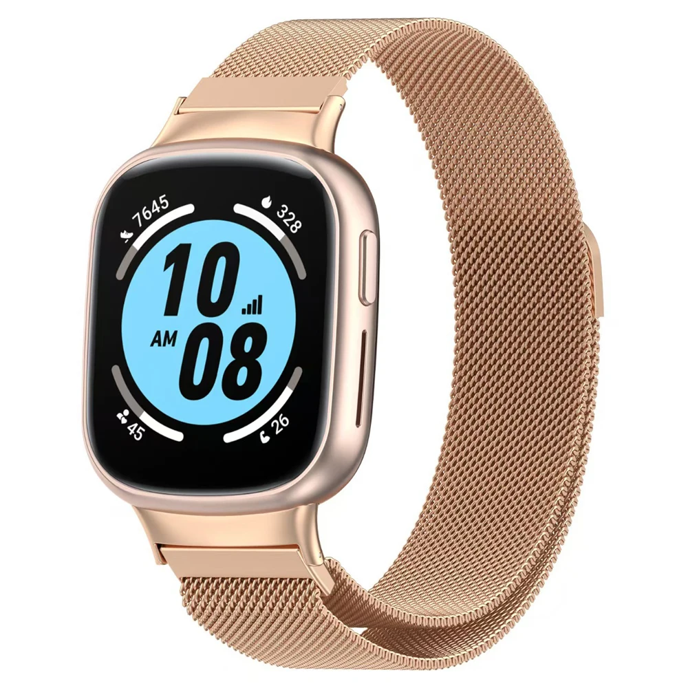Milanese Loop Magnetic Metal Strap for Smartwatch - Stainless Steel Wristband