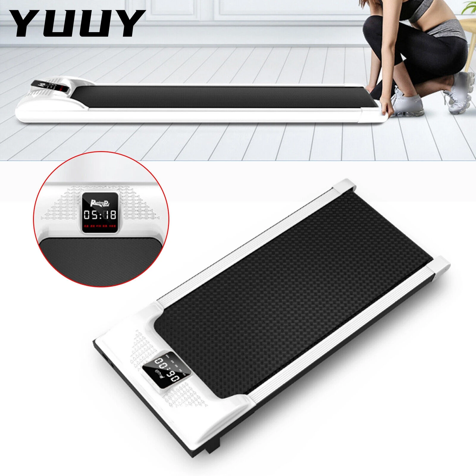 Portable Electric Treadmill Under Desk, Walking Pad, Home Office Fitness  Exercise, Summer Weight Loss Equipment for Home - AliExpress