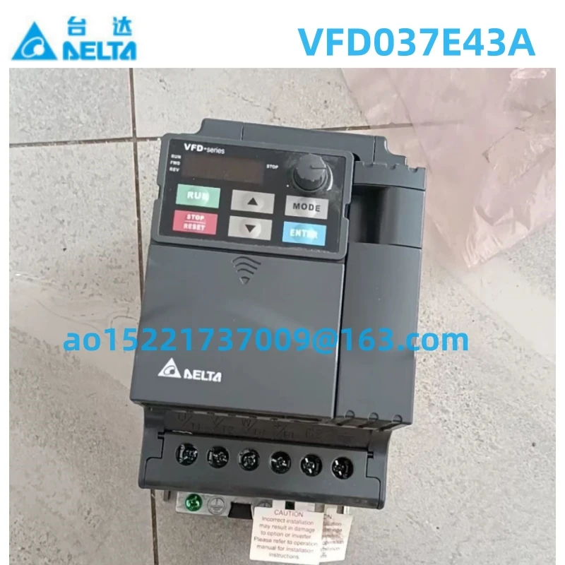 

Brand new / Second-hand 95% new Test OK VFD-E series VFD037E43A 380v 3.7kw frequency converter