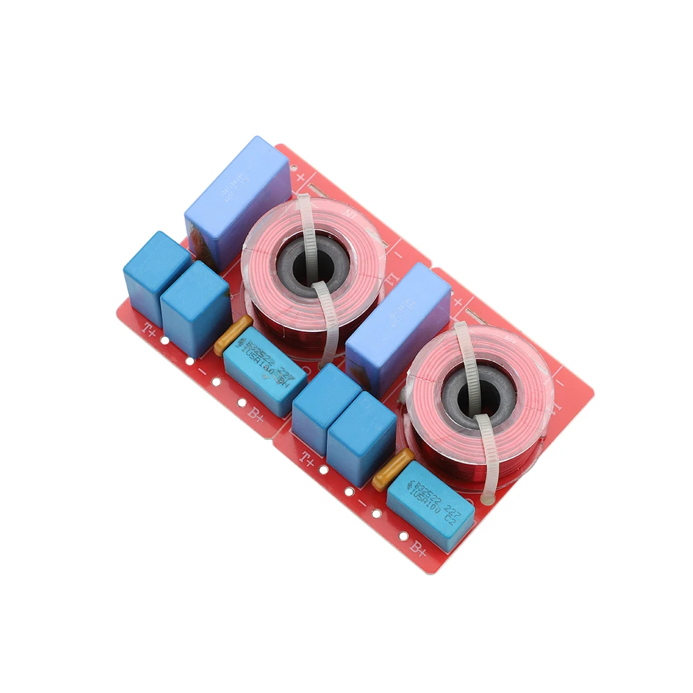 AIYIMA 2Pcs 60W 2 Way Audio Speaker Frequency Divider Treble Bass Crossover Filter For Bookshelf Audio Speakers DIY audio speakers