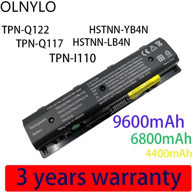 

11.1v 6 cells laptop battery PI06 for Hp Envy 15 17 TouchSmart 17 Pavilion 15 17 HSTNN-LB40 LB40O LB4N LB4O UB4N PI09