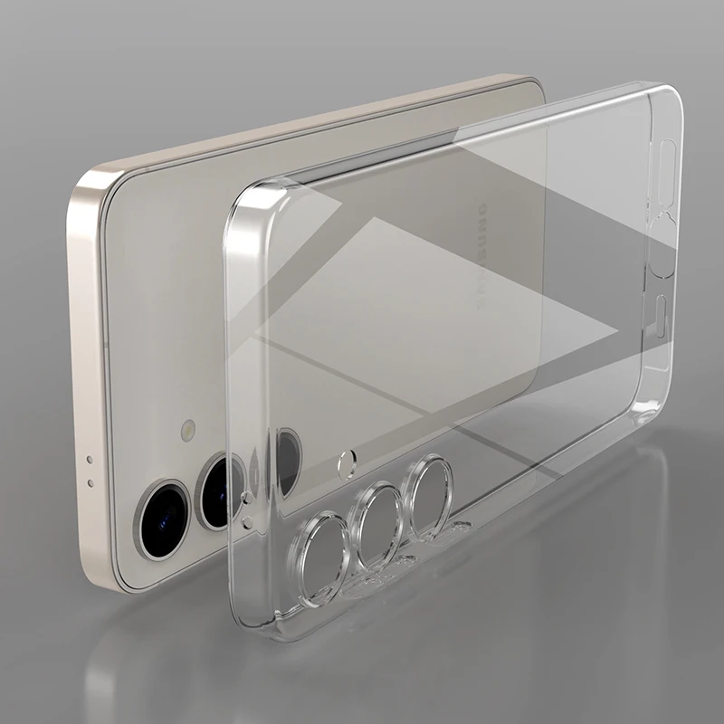 Ultra-Thin Transparent Crystal Silicone Cover - Soft TPU Case