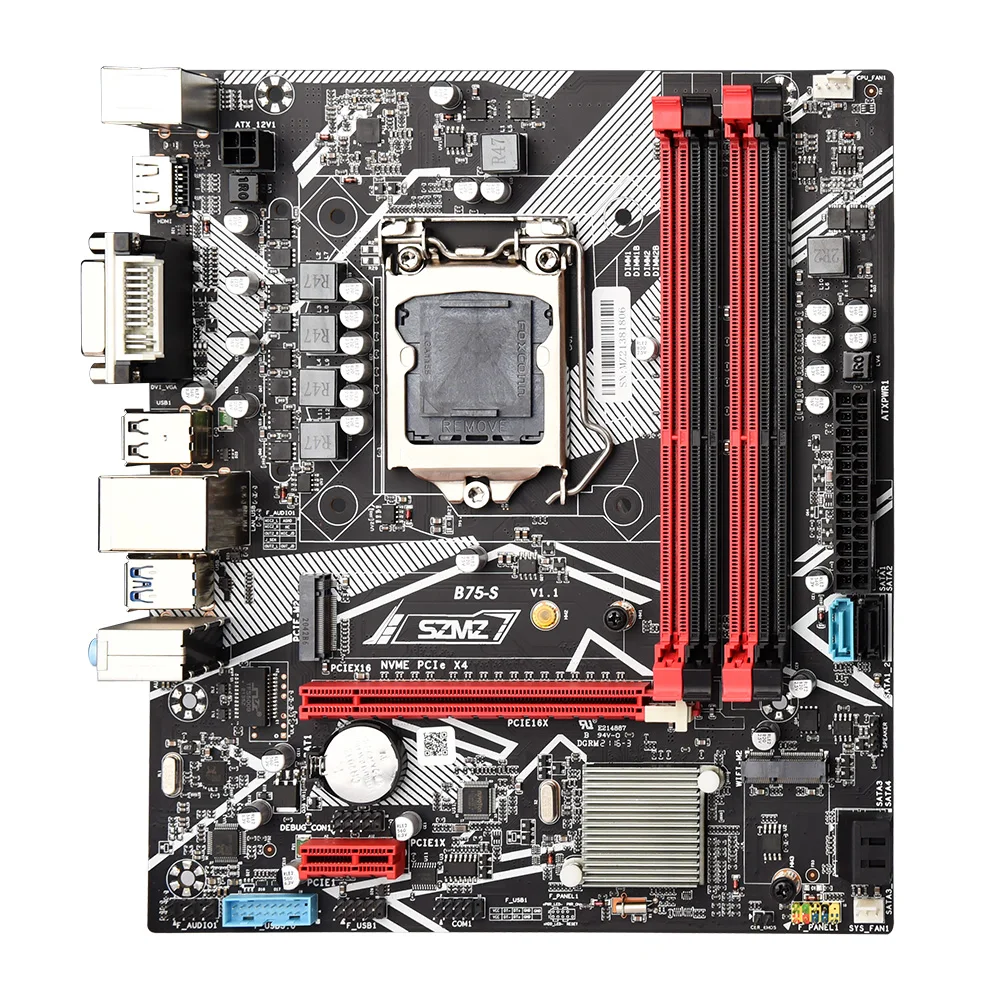 SZMZ B75 1155 PC Motherboard Gaming Kit With Intel I5 3570, 47 OFF