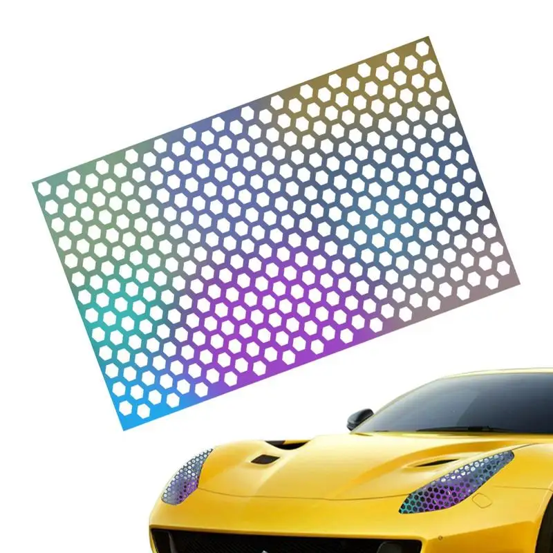 

Car Rear Tail Light Stickers Self Adhesive SUV Taillight Lamp Honeycomb Decal Car Supplies For RV Travel Camper Truck Car Auto