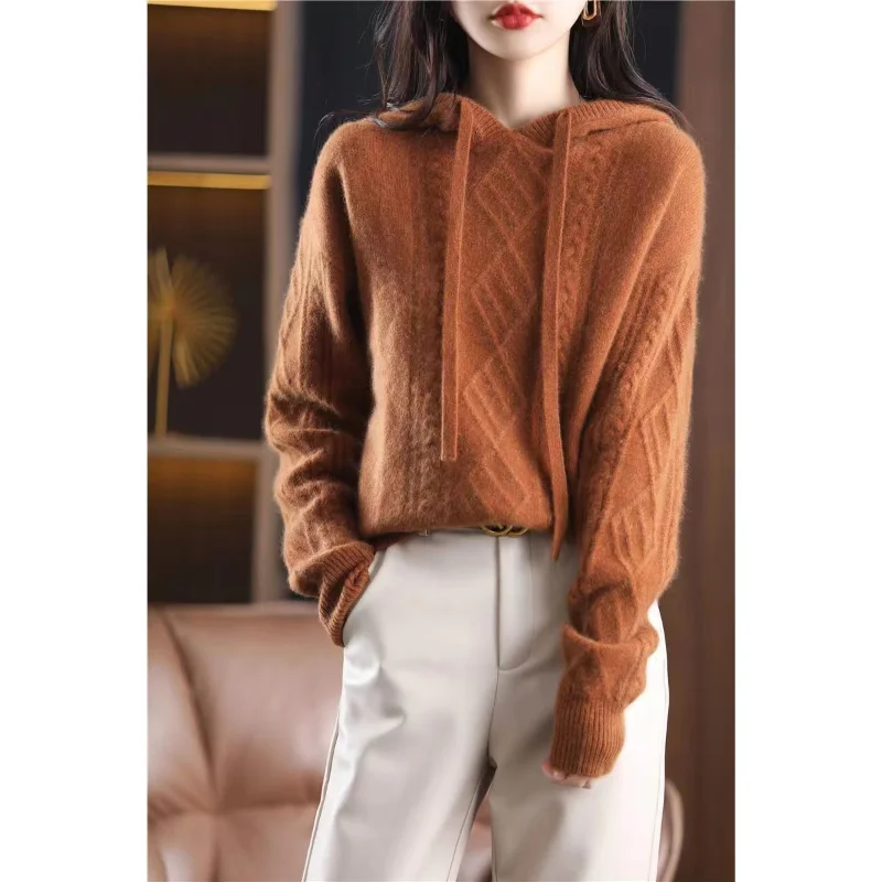 ☆韓国の人気☆【PARTIMENTO】☆RIBBED KNIT LONG GLOVE.S☆ Pullover autumn and winter 2023 hooded knitwear fried dough