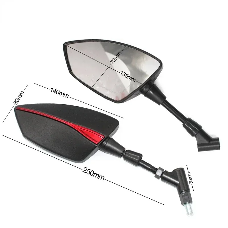 야마하 XSR700 XSR 700 XSR900 XSR 900 XSR125 XSR155 125 용, 조정 가능한 사이드 백미러, 범용 백미러, 신제품