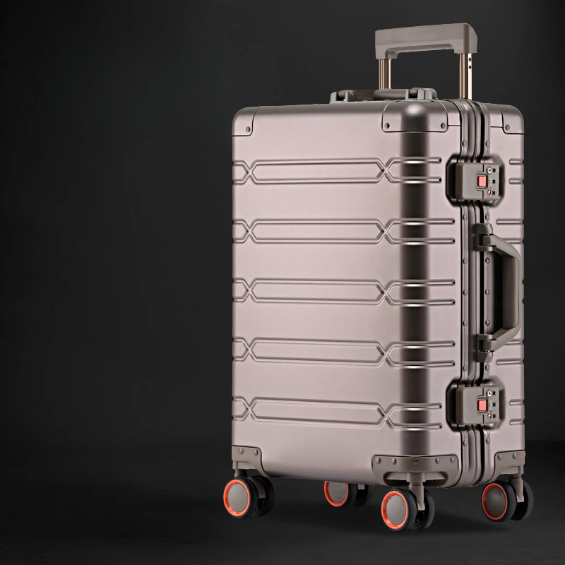 thumbnail image 1 of Maleta Airback, equipaje con ruedas, aleación de aluminio y magnesio, Spinner, equipaje de cabina, cas de embarque de viaje ligero, 1 of 4