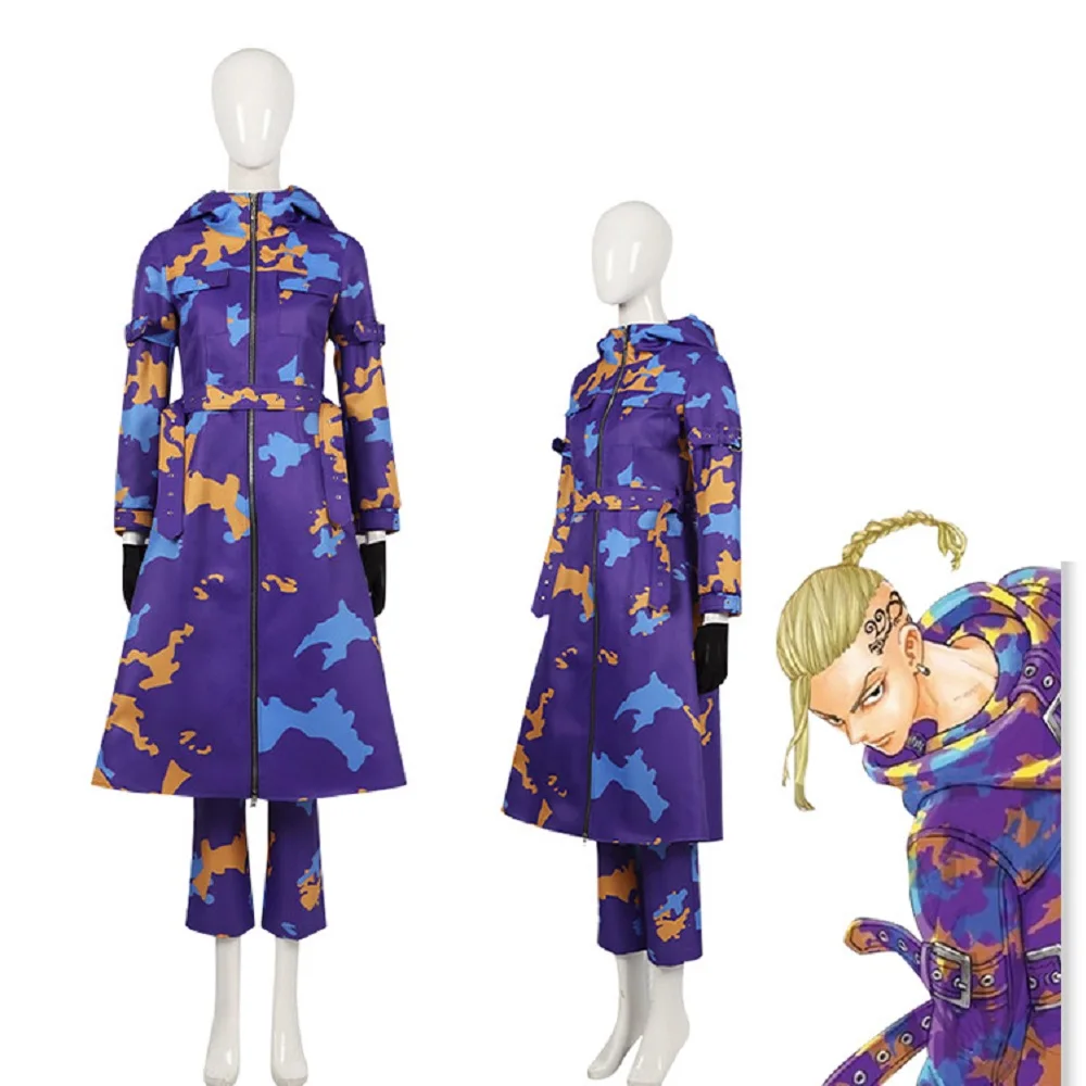 Trajes de Cosplay de Anime Cos Tokyo Revengers Draken trajes de 