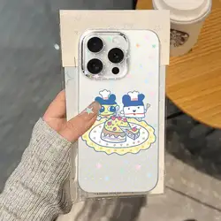 Tamagotchi - Inspired Transparent Phone Case - Retro Game Design - iPhone 13 Mini (Z1)