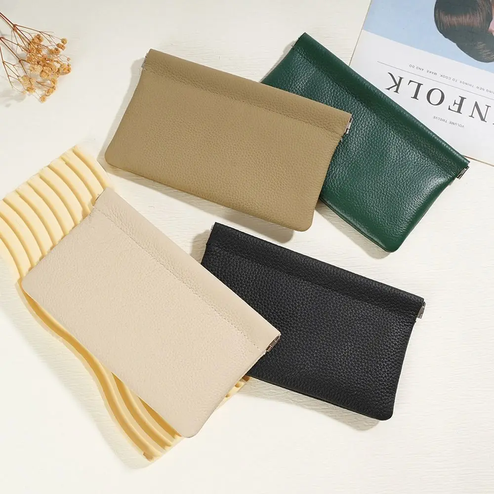 Elegant PU Leather Ultra-thin Wallet - Large Capacity Coin Purse & Card Holder