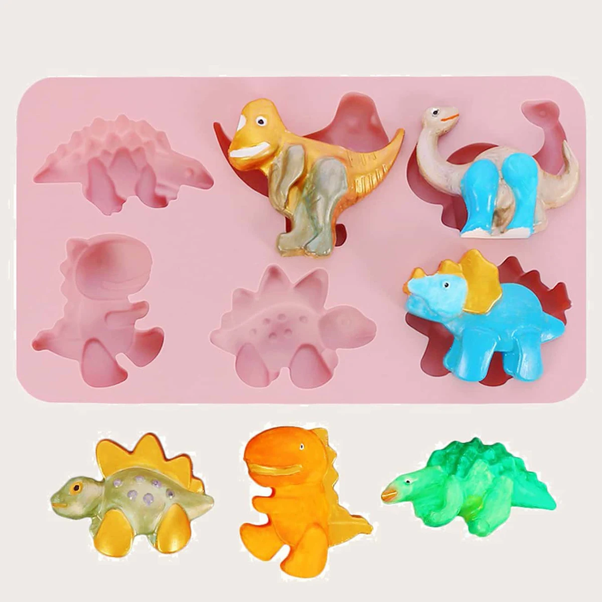 1PC-dinosaur silicone mold