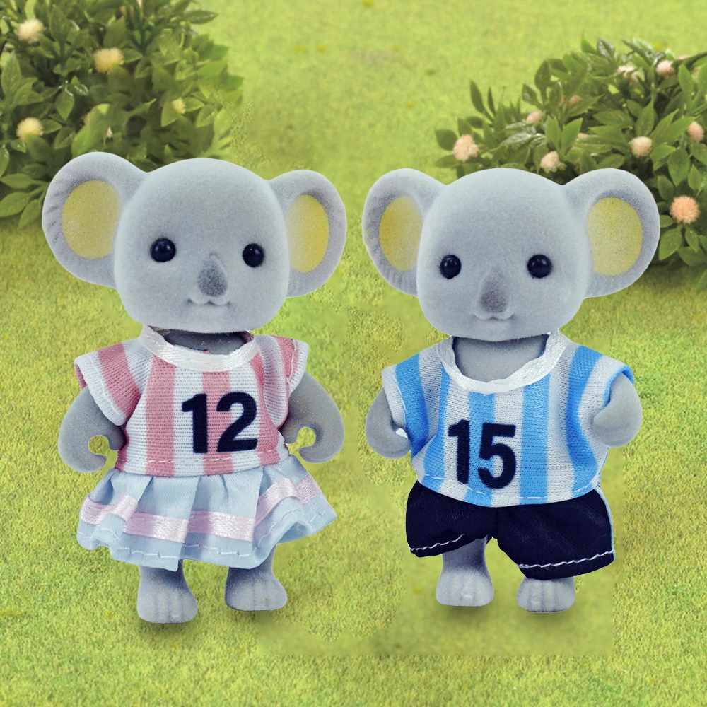 New 1/12 Mini Football Sportswear Set Forest Family Bunny Doll Clothes Accessories Cute Dress Dollhouse For Girl Birthday Gifts 3