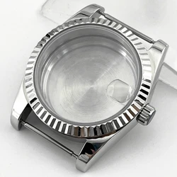 Sapphire Glass Watch Case for Automatic Movements, 36mm/39mm (Silver 4)