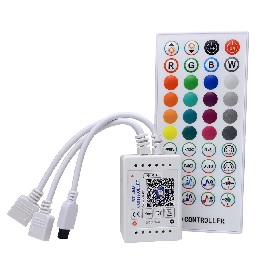 Controller di Striscia LED Bluetooth con Sincronizzazione Musicale e Controllo APP per Sostituire o Aggiornare il Tuo Vecchio Controller RGB a 5V-24V