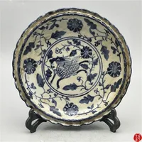 Ancient Jingdezhen Porcelain Blue and White Porcelain Kirintu Porcelain Plate Living Room 1