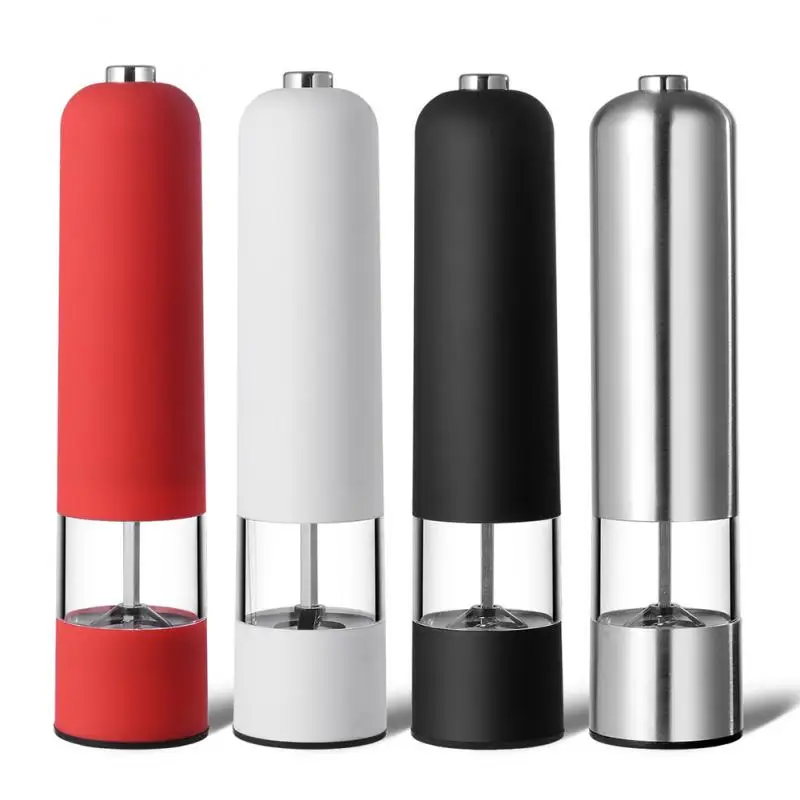 Electric Grinder Salt and Pepper Spice Adjustable Coarseness For Cooking BBQ