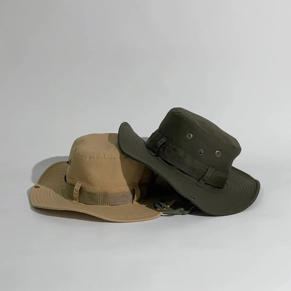 

Summer Outdoor Fisherman Hat Camping Sun Hat Fishing Mountaineering Hat Jungle Sun Benny Original Design Hat