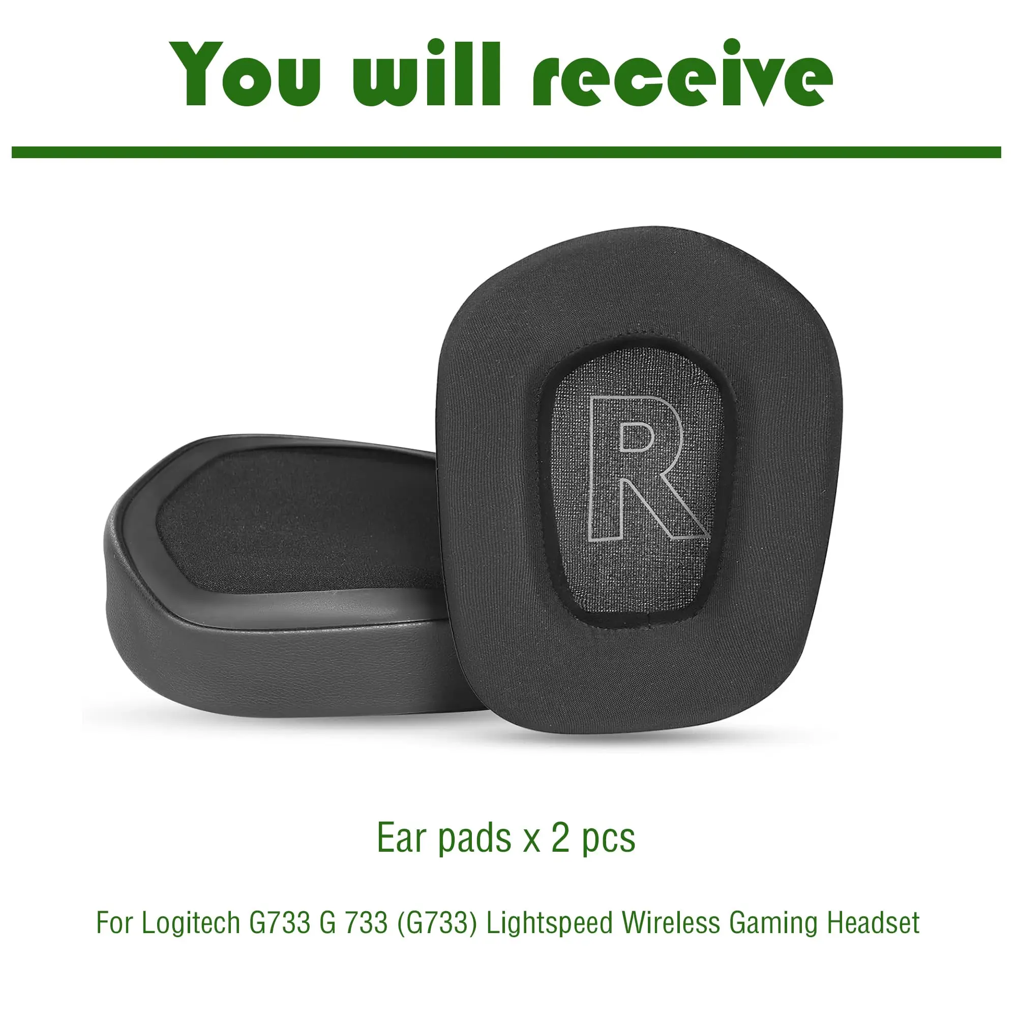 Mousses De Rechange Gel Frais Pour Casque Logitech G733 – Oreillettes Cooling