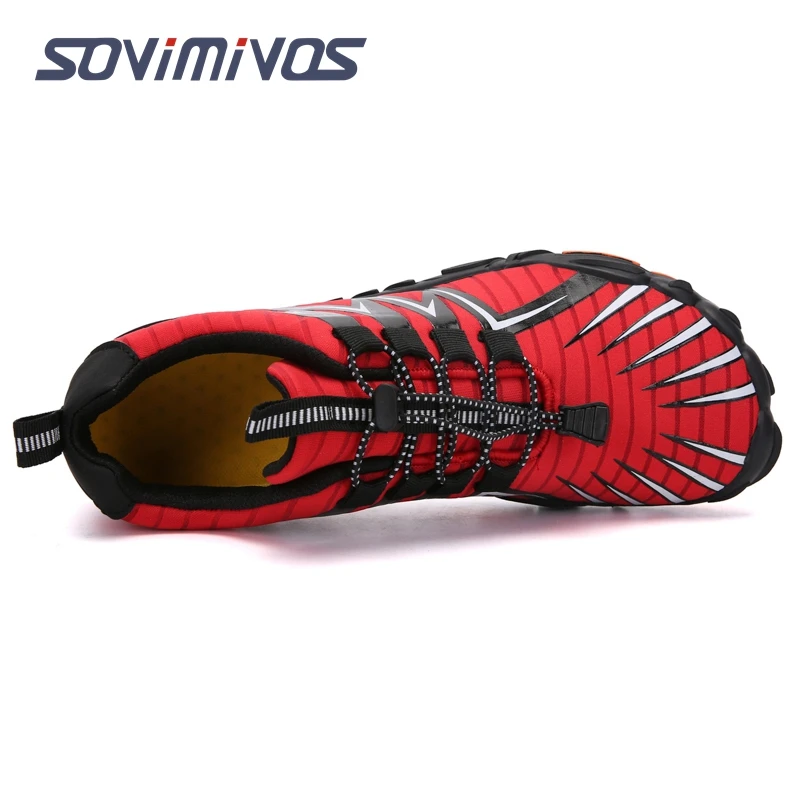 Men's Cross-Trainer Barefoot Minimalist Shoe Zero Drop Sole Wide Toe Box Aqua Shoes Five-finger Swimming Shoes