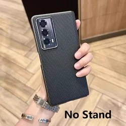 Durable Hard Stand Case with Plastic Fiber Cover for Only Back Cover (No Stand)
