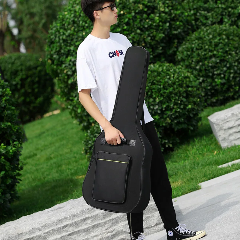 36/38/40/41 Inch Waterproof Oxford Fabric Guitar Case Gig Bag Straps Padded Classical guitar bag Backpack Carry Case 3