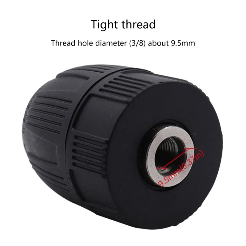 0.8-10mm 2-13mm 나사식 열쇠가 없는 금속 드릴 척 퀵 그립 어댑터 SDS Dropship