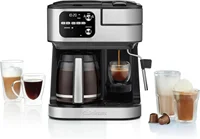 Coffeemaker, Coffee Center Barista Bar 4-In-1 Coffee Machine, Single-Serve Coffee, Espresso & Nespresso Capsule Compatible, 12-C 1