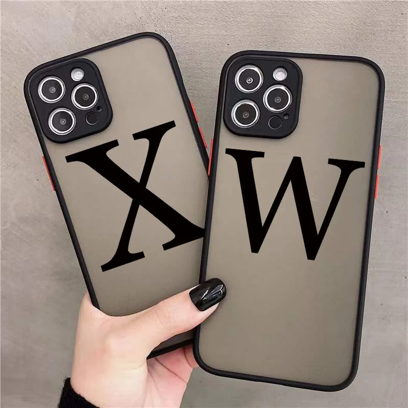 Sleek Black Phone Case with Camera Protection - Matte Hard PC Cover