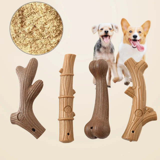Giocattoli da masticare per cani da compagnia denti molari bastone pulito  interessanti corna di legno di