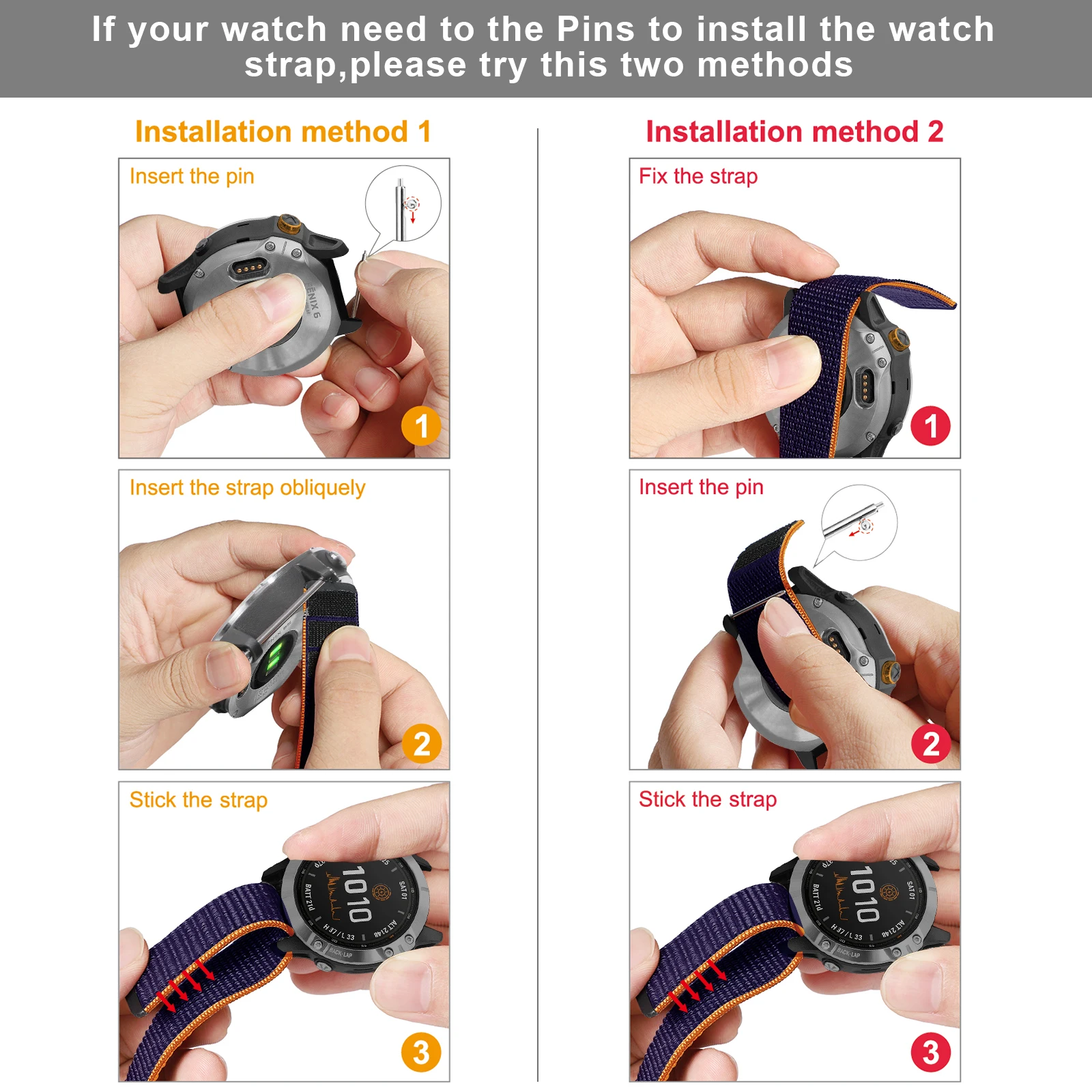 22mm 20mm Nylon Strap For Garmin Fenix 7 6 5 7S 6S 5S Pro Plus/Forerunner 935 945 Bracelet Hook and Loop Quick Dry Watch Correa