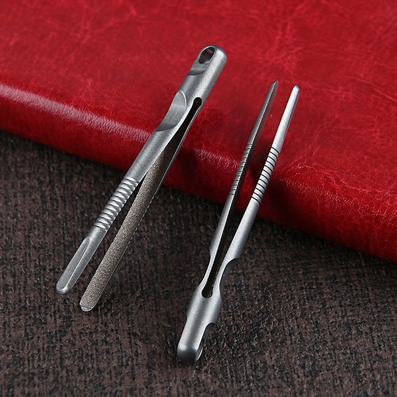 Compact Titanium Alloy Precision Tweezers
