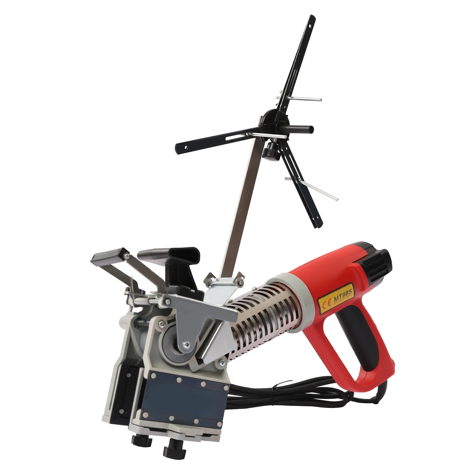 MT985 Tragbare Kantenanleimmaschine für Kurven und Geraden, Manuelle Kantenanleimmaschine 220V 2000W, zum Kantenversiegeln von Holzfurnier, Kunststoff, usw. – Detail 7