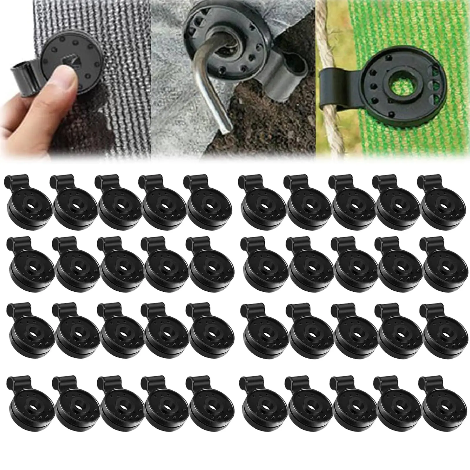 Shade Cloth Clips Shade Fabric Clamps Accessories Grommets For Net Mesh  Cover Sunblock Fabric In Garden Backyard Greenhouse - AliExpress