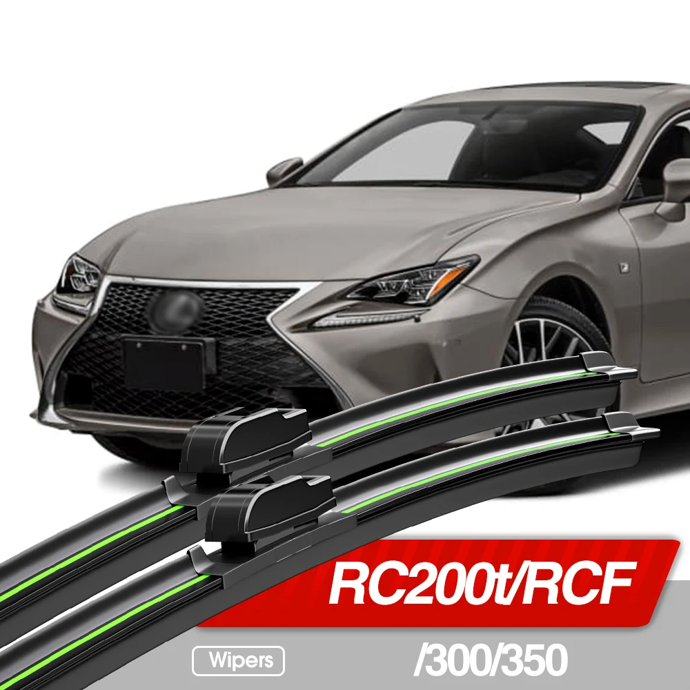 

For Lexus RC200t RCF RC300 RC350 2015-2022 Front Windshield Wiper Blades 2pcs Windscreen Window Accessories 2016 2019 2020