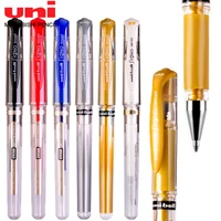 6pcs Japan UNI 1.0mm Gel Pens UM-153 Smooth Non-smudge High-gloss White Pen Wedding Meeting Signature Art Supplies Stationery 1