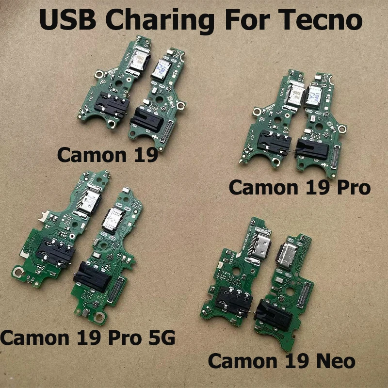 

New USB Charging Port Dock Charger Connector Board For Tecno Camon 19 CI6n Flex Cable