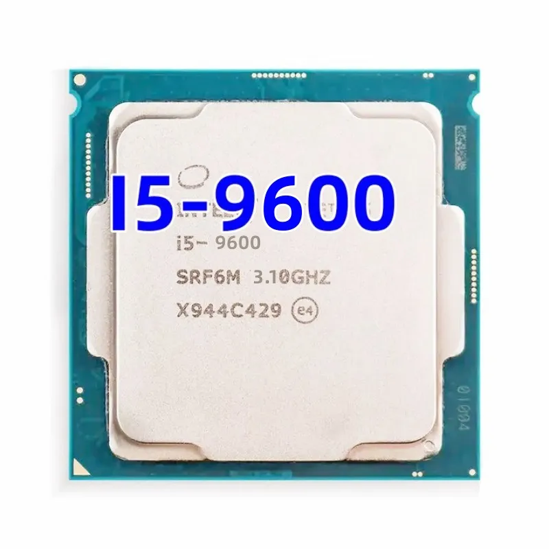 I5-9600 I5 9600 3.1Ghz 6-Core Processore A 12 Thread 9M 65W Presa Cpu Desktop Lga 1151