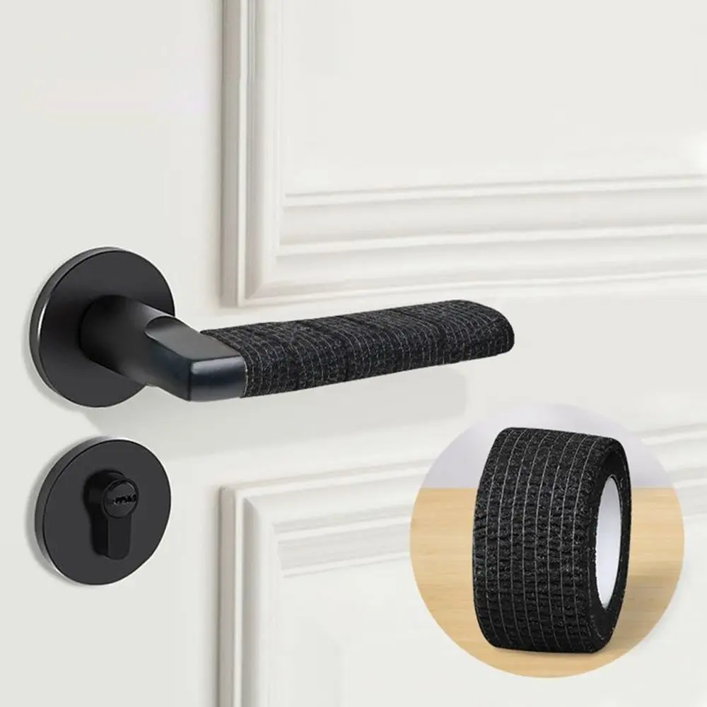 Anti-Slip Door Handle Tape Portable Self-adhesive Anti Collision Door Handle Wrapped Tape Anti-Static Knob Cover for Home