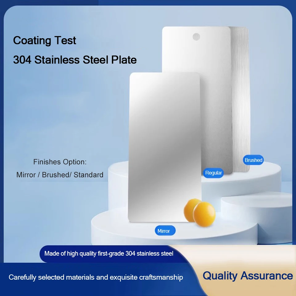30 Stück 304 Edelstahl-Testplatten für industrielle Farb- und Beschichtungshaftung, Wetterbarkeit und Leistungstests SD-1 – Detail 1