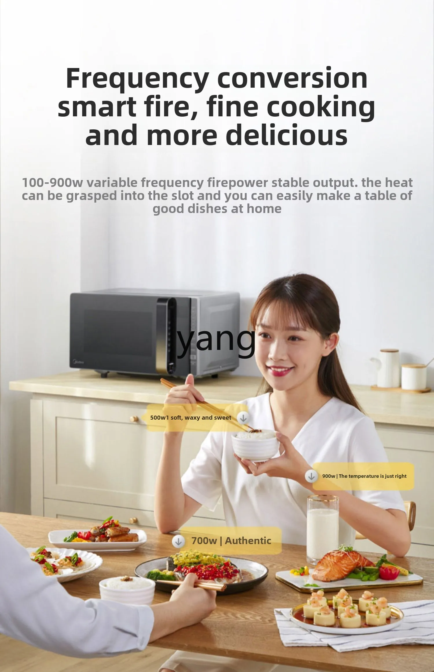 LMM steaming and baking machine intelligent small flat frequency conversion oven