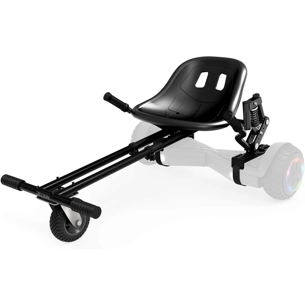 Universal Hoverboard Attachment-Converts Hoverboard to Sit Down Electric Go Kart with Rear Suspension for Off Road Riding