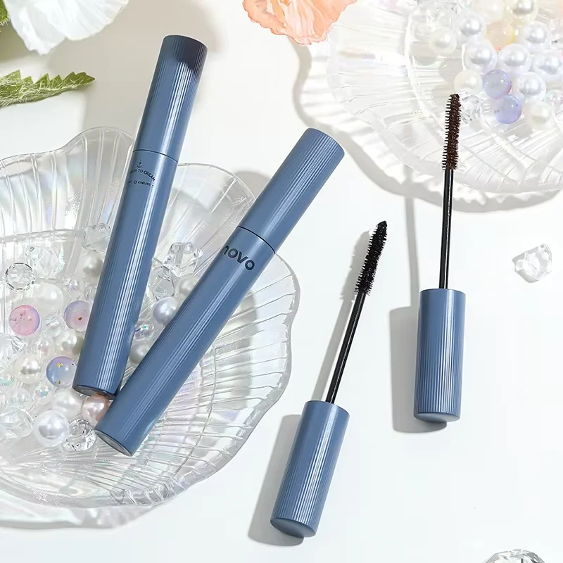 NOVO5573 Mascara compatto leggero impermeabile e spesso Occhio riccio nero Primer per occhi_voghion.com