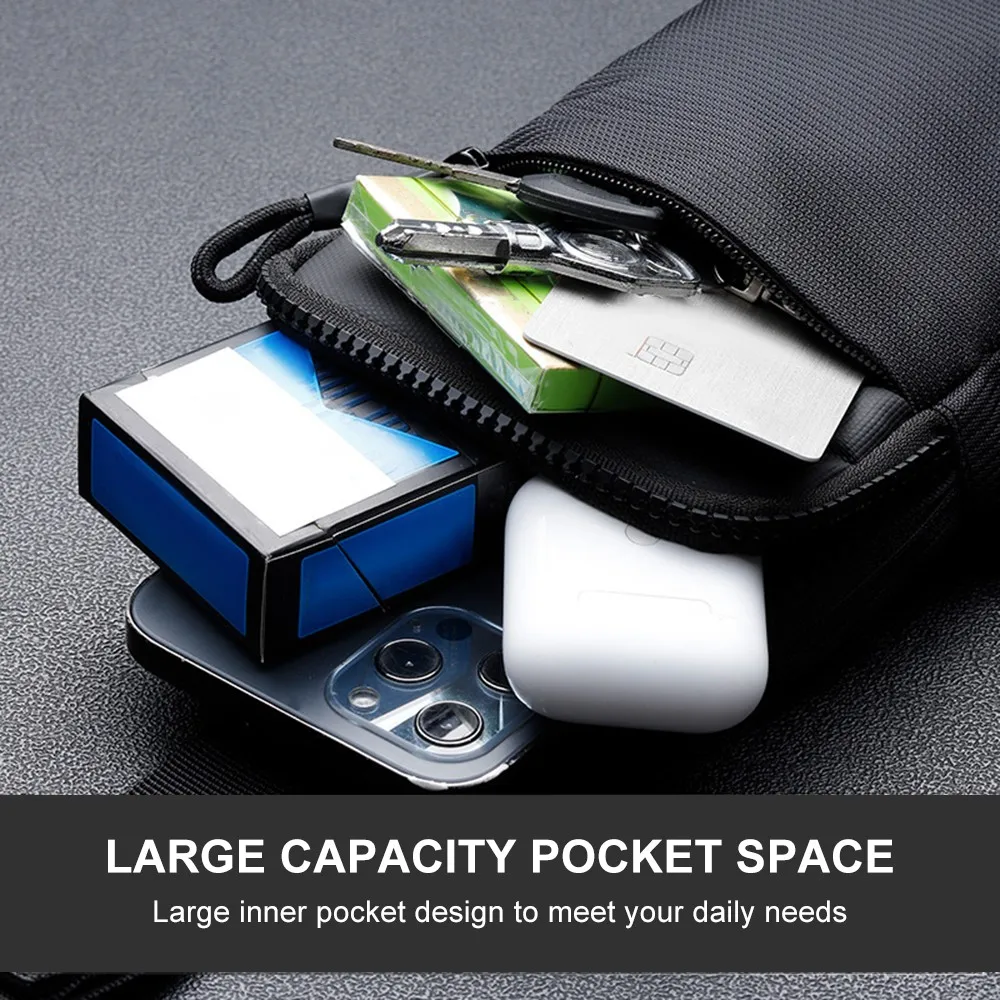 Mini Tactical Chest Bag Man Casual EDC Shoulder Bag Crossbody Sling Utility Pouch Phone Case for Hunting Hiking Climbing Sports 2