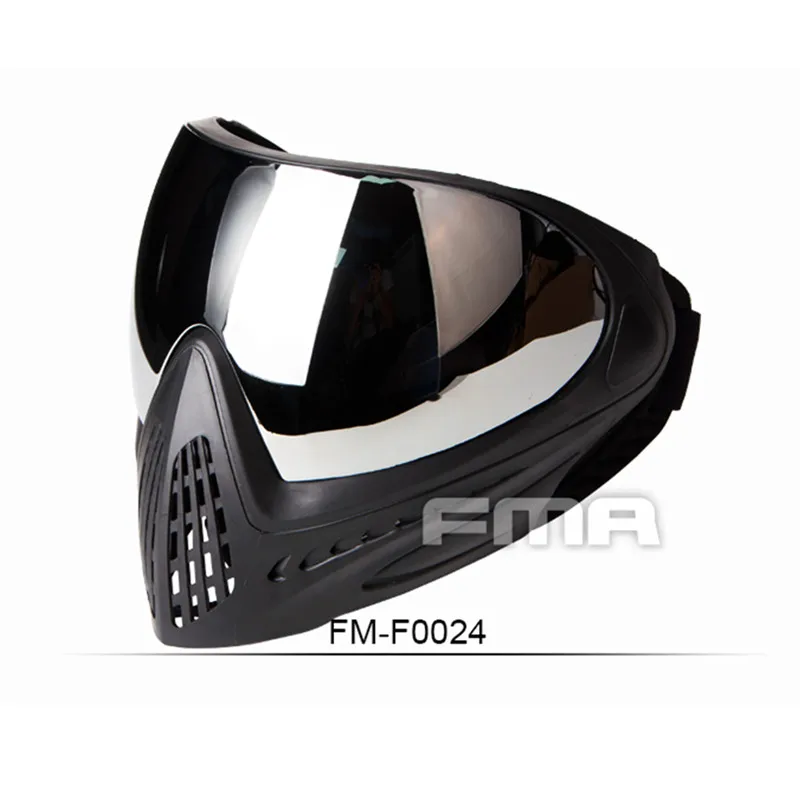 FMA F1 full face mask single layer paintball safety protective mask anti-fog goggle outdoor tactical airsoft equip paintball safety mask